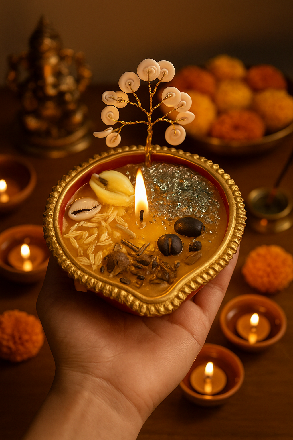 Laxmi Narayan Puja Candle – Divine Prosperity & Blessing Candle
