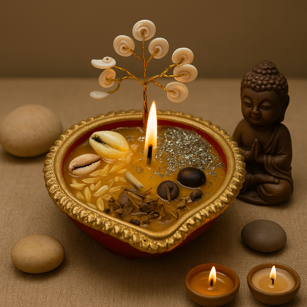 Laxmi Narayan Puja Candle – Divine Prosperity & Blessing Candle