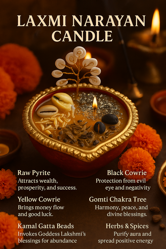 Laxmi Narayan Puja Candle – Divine Prosperity & Blessing Candle